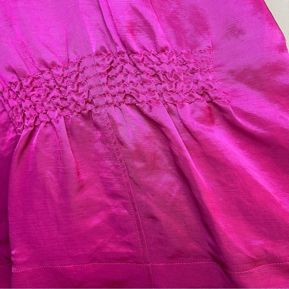 Charter Club Womens Blazer Full Zip Linen Viscose Sz L Pink Barbie Cruise Office - Picture 8 of 9